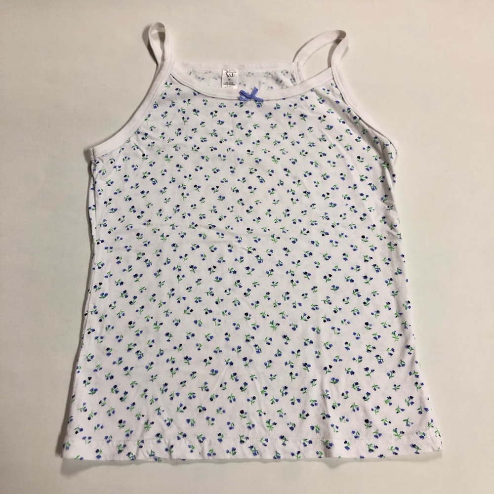 NWOT Talbots Kids Floral Tank Top